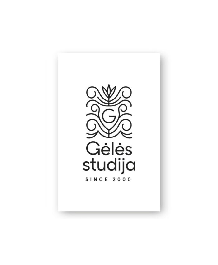 Gėlės studijos dovanų kortelė